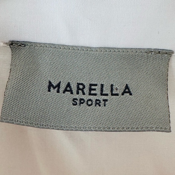 Marella sport long sleeve wrap poplin blouse shirt tie waist - Picture 11 of 11